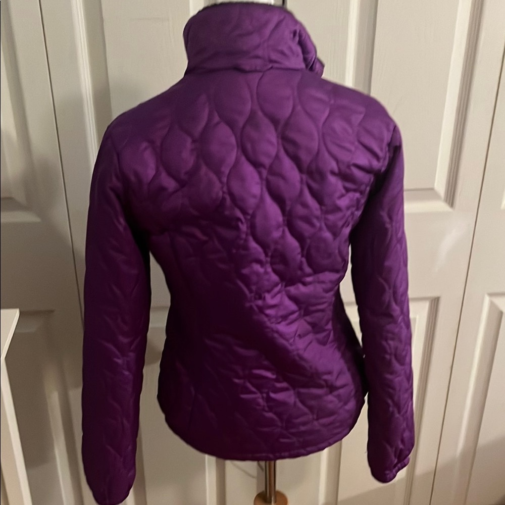 Gerry Weber Purple Ski Jacket Quilted High Collar - Picture 5 of 5